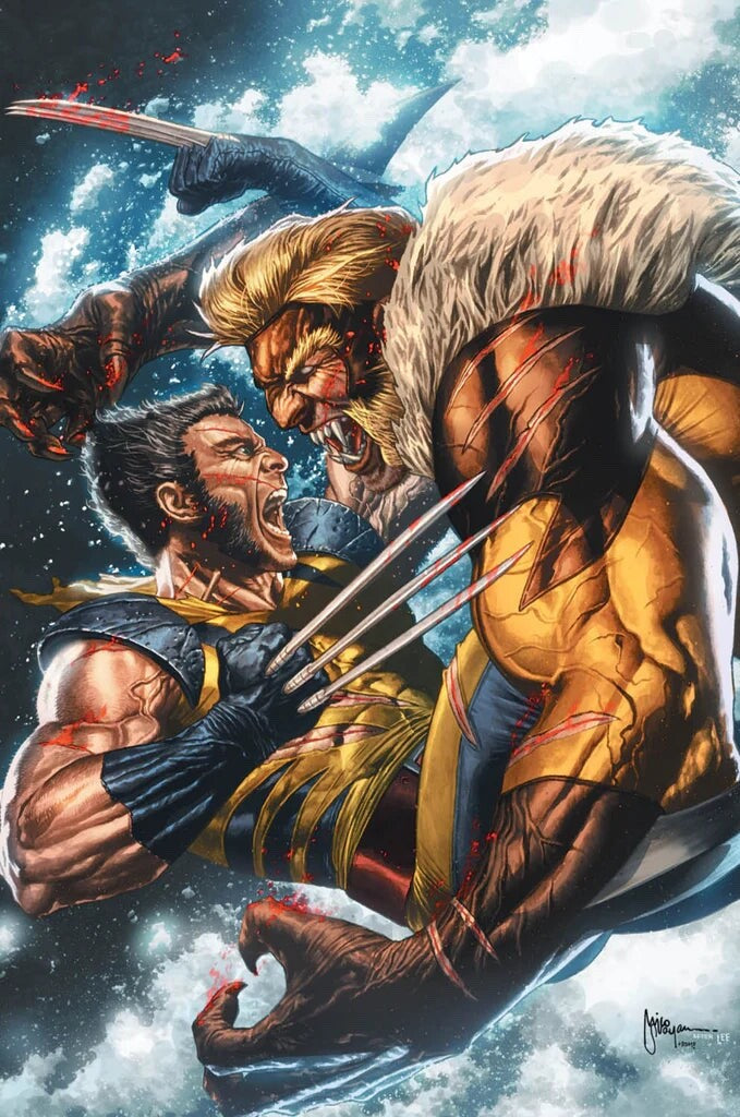 WOLVERINE #41 EXCLUSIVE VIRGIN/TRADE - MICO SUAYAN X-MEN 5 HOMAGE SABRETOOTH