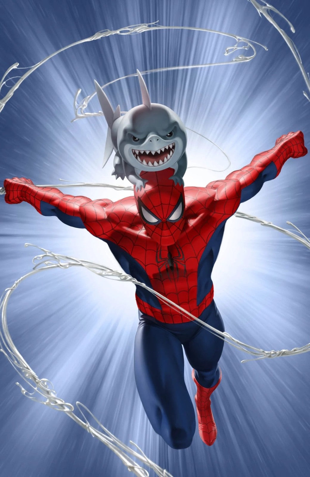 AMAZING SPIDERMAN #1  VIRGIN YOON EXCLUSIVE JEFF LANDSHARK - 1ST HELLGATE