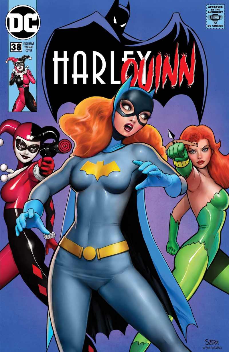 HARLEY QUINN #38 EXCLUSIVE FOIL/VIRGIN/TRADE HOMAGE - SZERDY  LTD 800