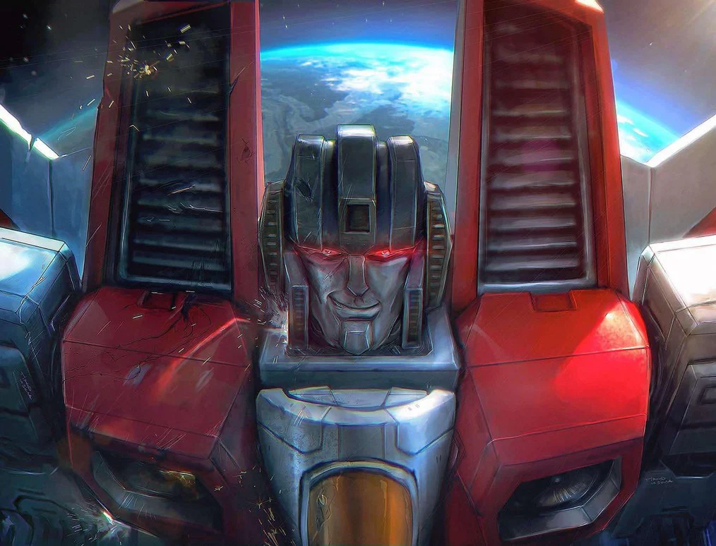 TRANSFORMERS #17 DA SILVA VIRGIN EXCLUSIVE CONNECTING SET STARSCREAM  LTD 750