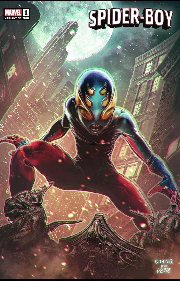 SPIDER-BOY 1 EXCLUSIVE HOMAGE -  JOHN GIANG LMT 1200 - 1ST ONGOING SERIES