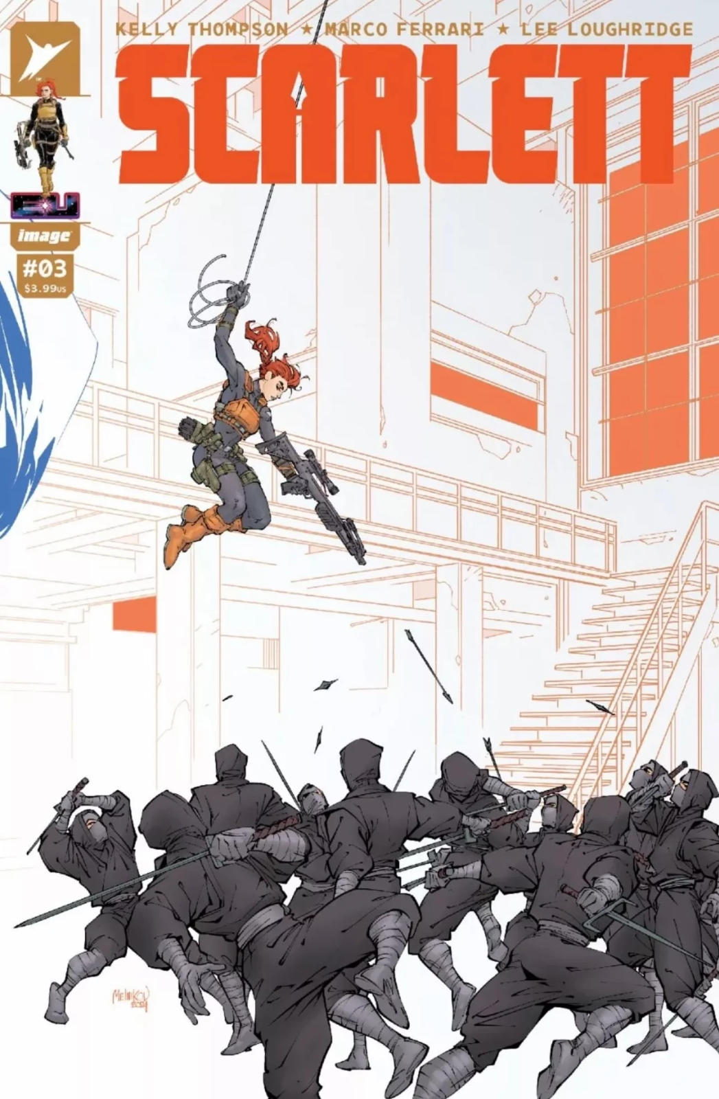 GI JOE SCARLETT #3 1:25 & 1:10  RATIO - SPOKES & MELNIKOV