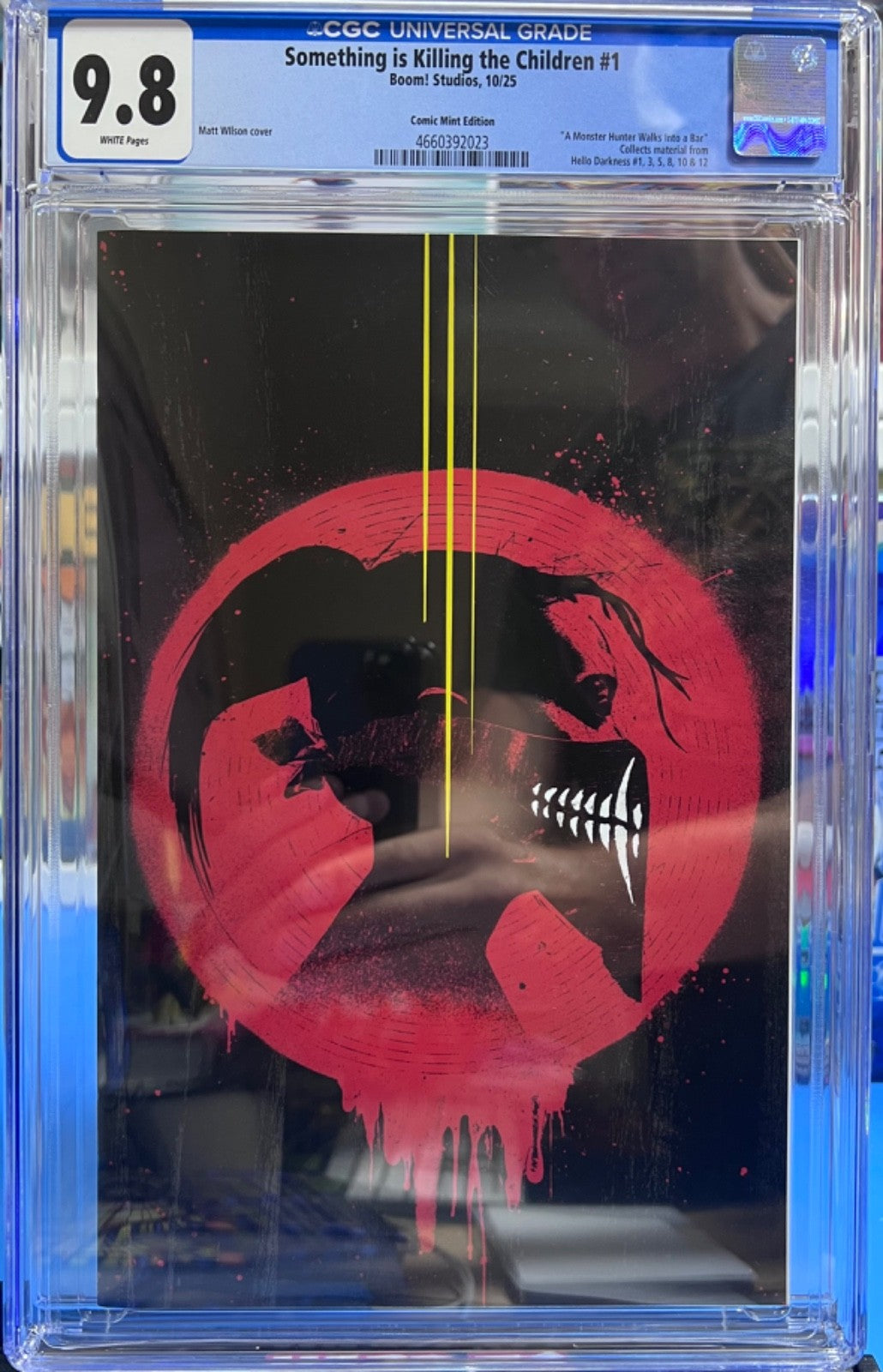 9.8 CGC SIKTC MONSTER HUNTER WALKS INTO A BAR #1 NYCC VIRGIN EXCLUSIVE - WILSON
