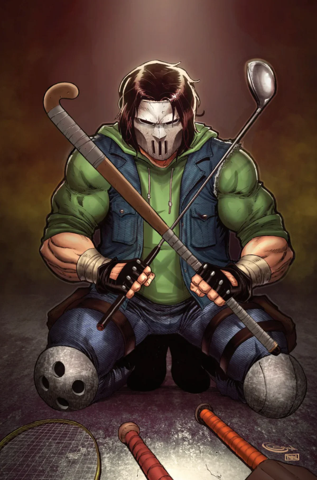 TMNT CASEY JONES #1 EXCLUSIVE VIRGIN - Shah LTD 600