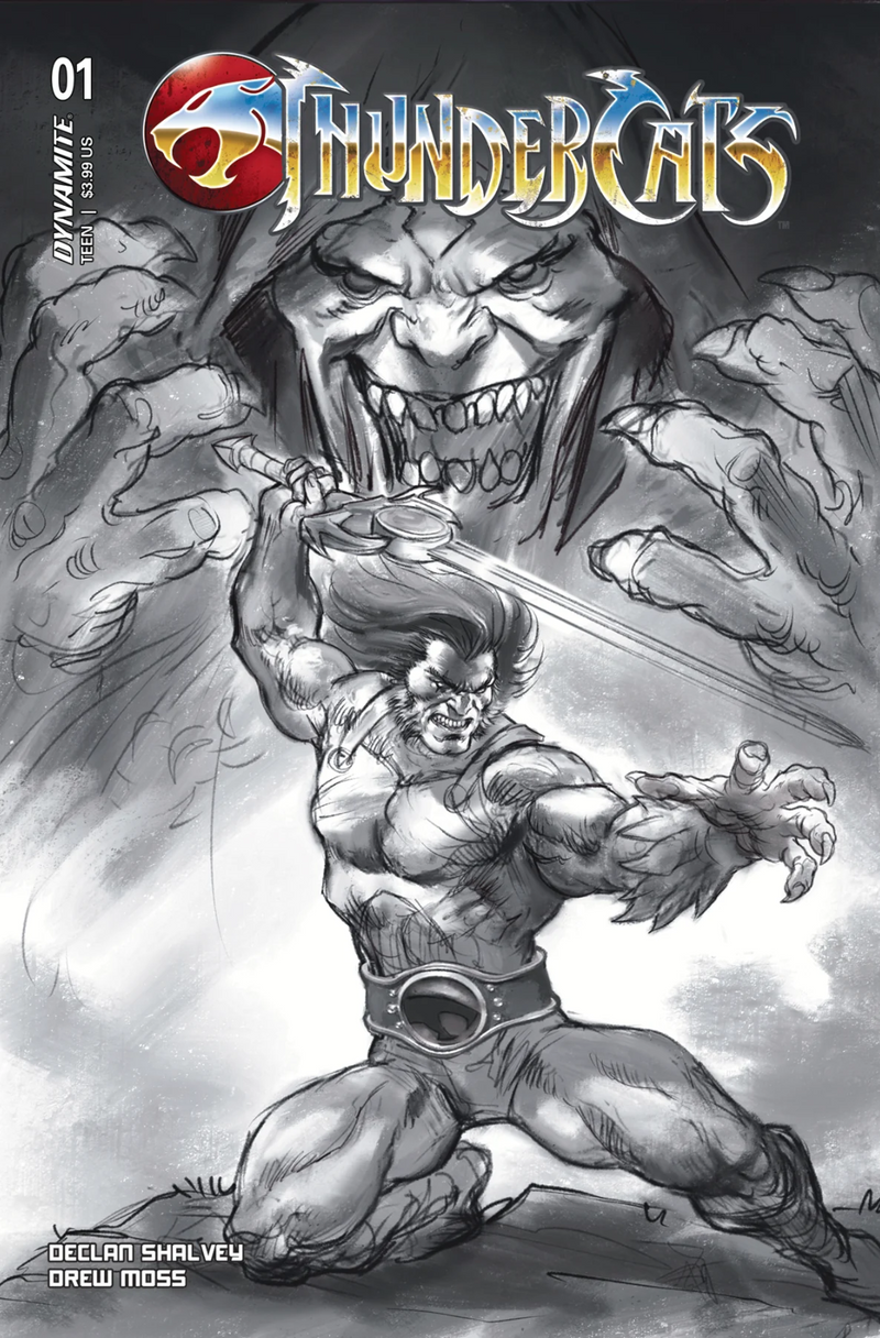 THUNDERCATS #1 PARRILLO 1:15 SKETCH & 1:25 VIRGIN SKETCH - INCENTIVE SET