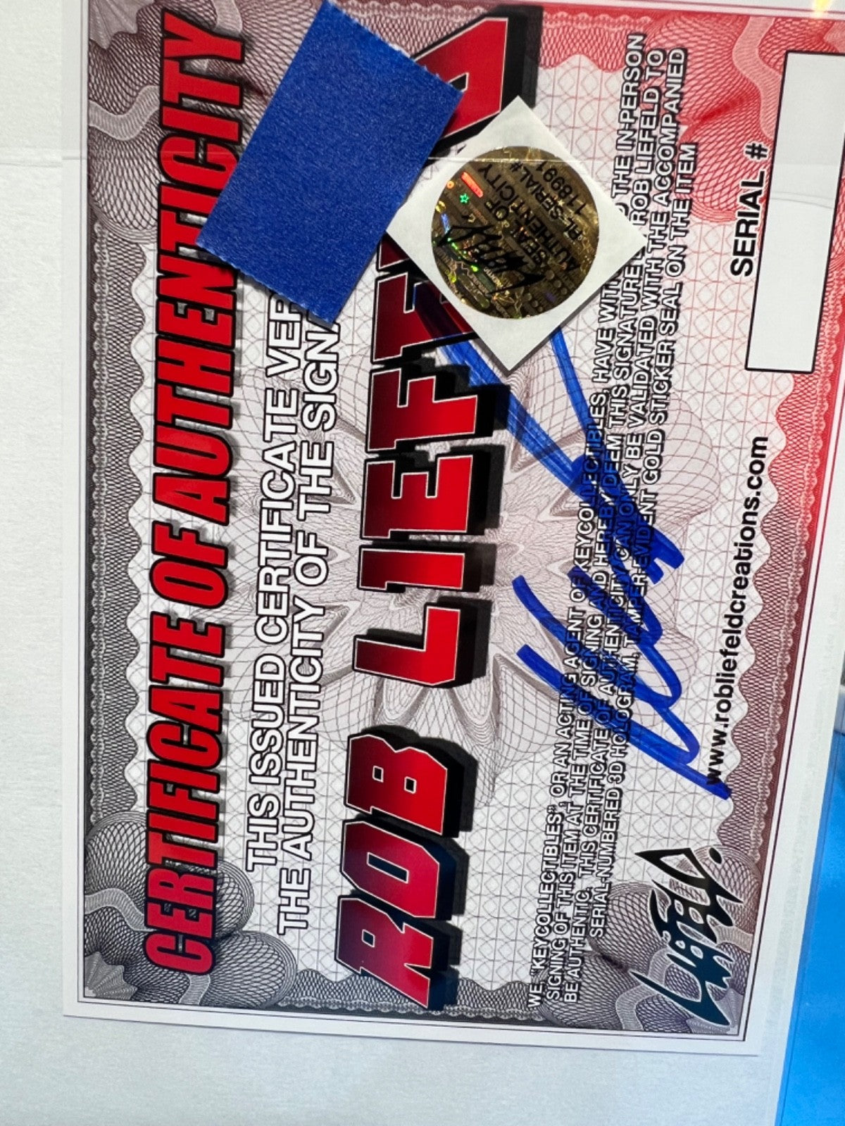 DEADPOOL TEAM-UP #5 SIGNED LIEFELD & SPECIAL CHISEL SIGNATURE COA