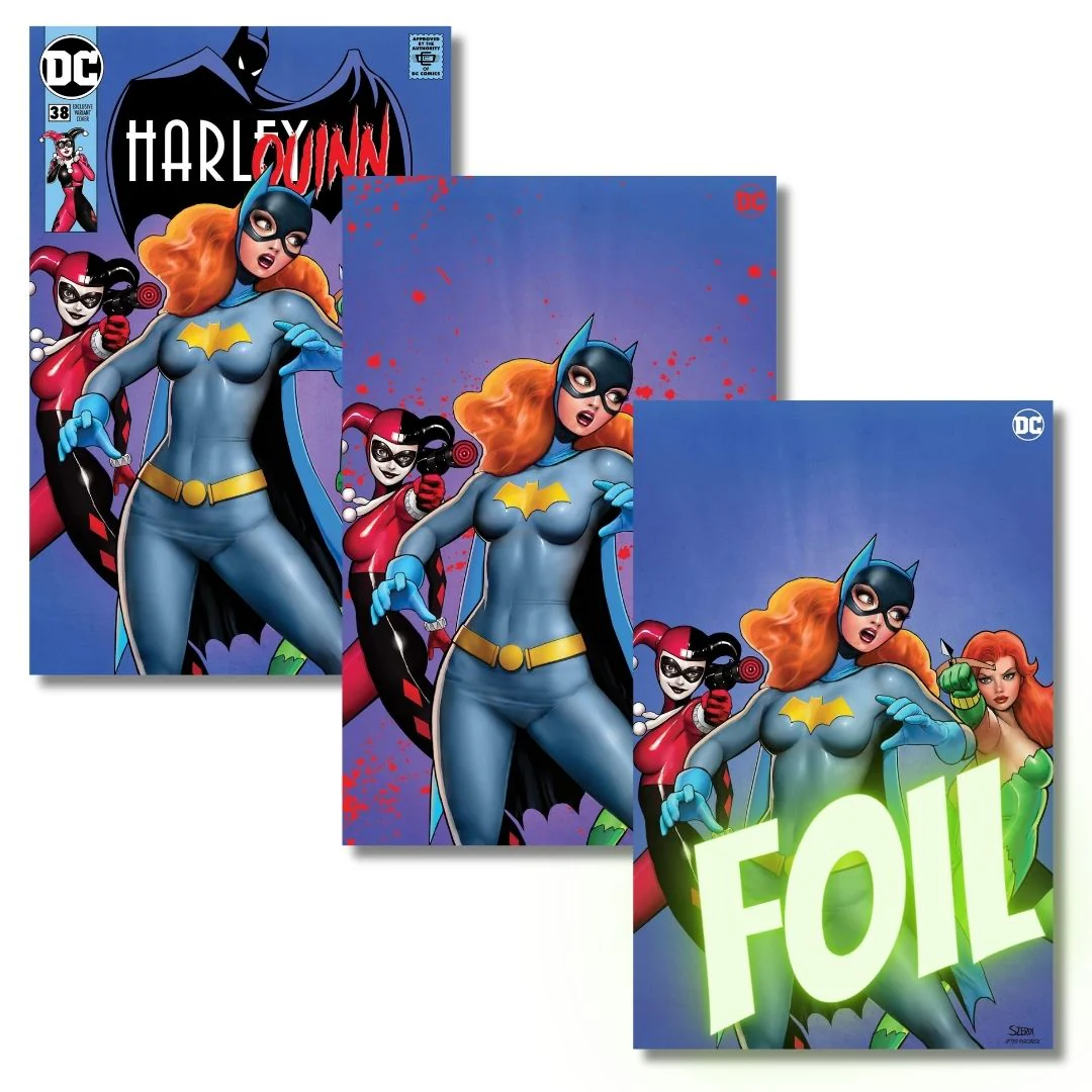 HARLEY QUINN #38 EXCLUSIVE FOIL/VIRGIN/TRADE HOMAGE - SZERDY  LTD 800