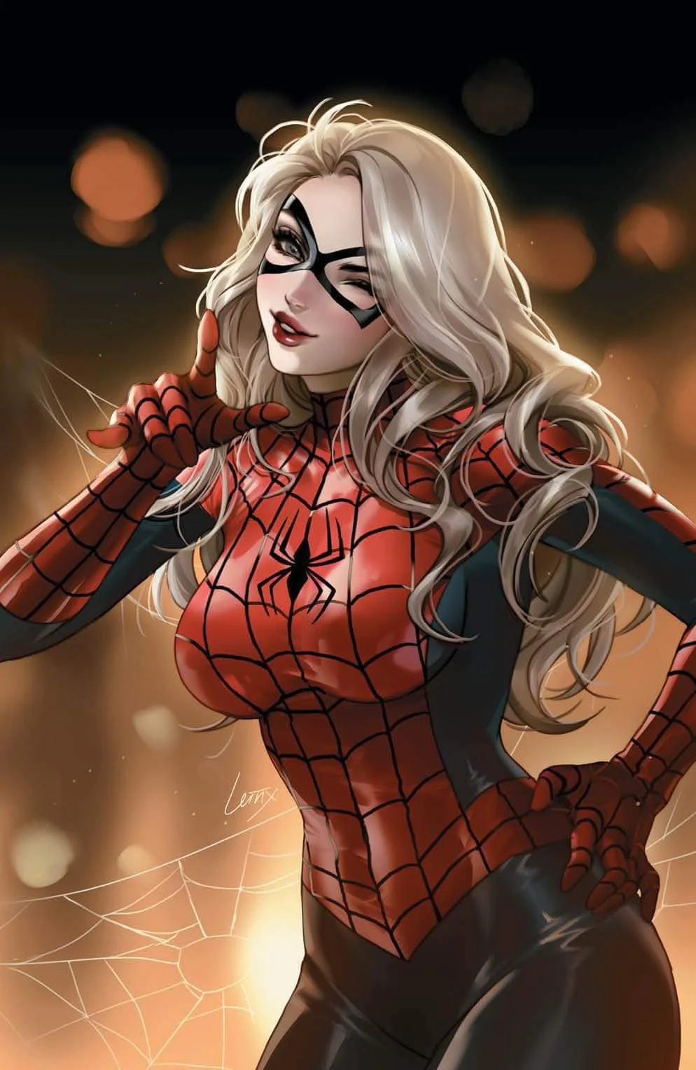 AMAZING SPIDER-MAN #39 EXCLUSIVE VIRGIN/TRADE - LEIRIX LI BLACK CAT COSPLAY