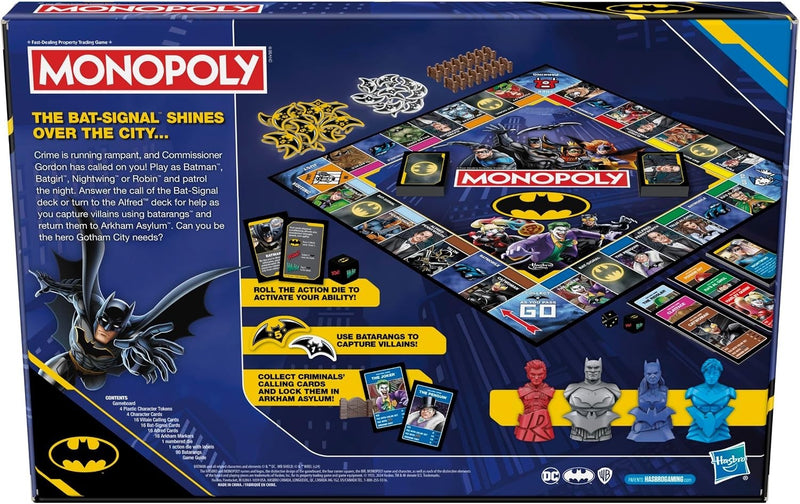 MONOPOLY BATMAN EDITION BOARD GAME SEALED NIB
