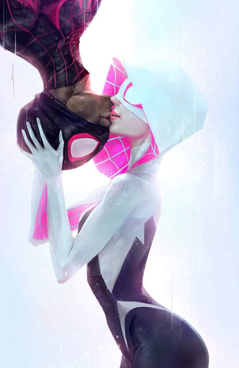 AMAZING SPIDER-MAN #44 EXCLUSIVE VIRGIN/TRADE - IVAN TAO - MILES MORALES GWEN