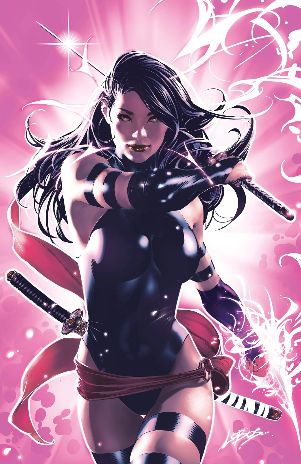 X-MEN #1 EXCLUSIVE VIRGIN/TRADE SET - PSYLOCKE - LOBOS (2024) - LTD 1K