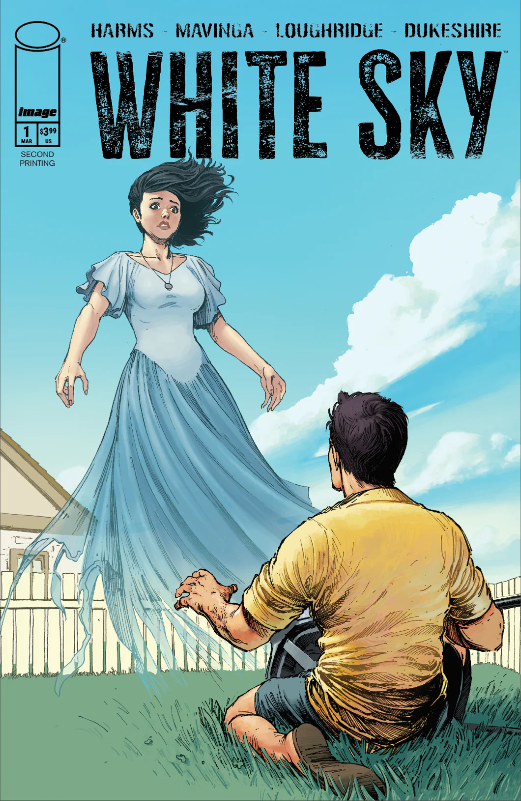 WHITE SKY #1 EXCLUSIVE 2nd Print - JEAN PAUL MAVINGA Ltd 50 - HOT