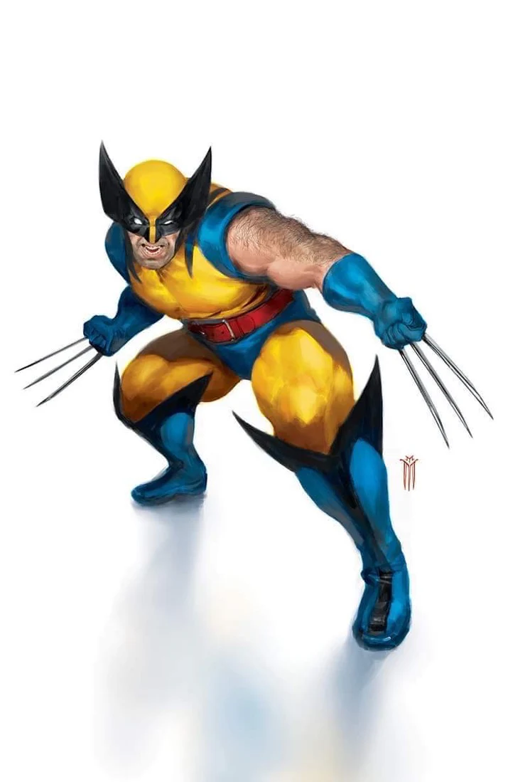 X-MEN #24 EXCLUSIVE VIRGIN/TRADE - WOLVERINE YELLOW BLUE SUIT DEADPOOL - MERCADO