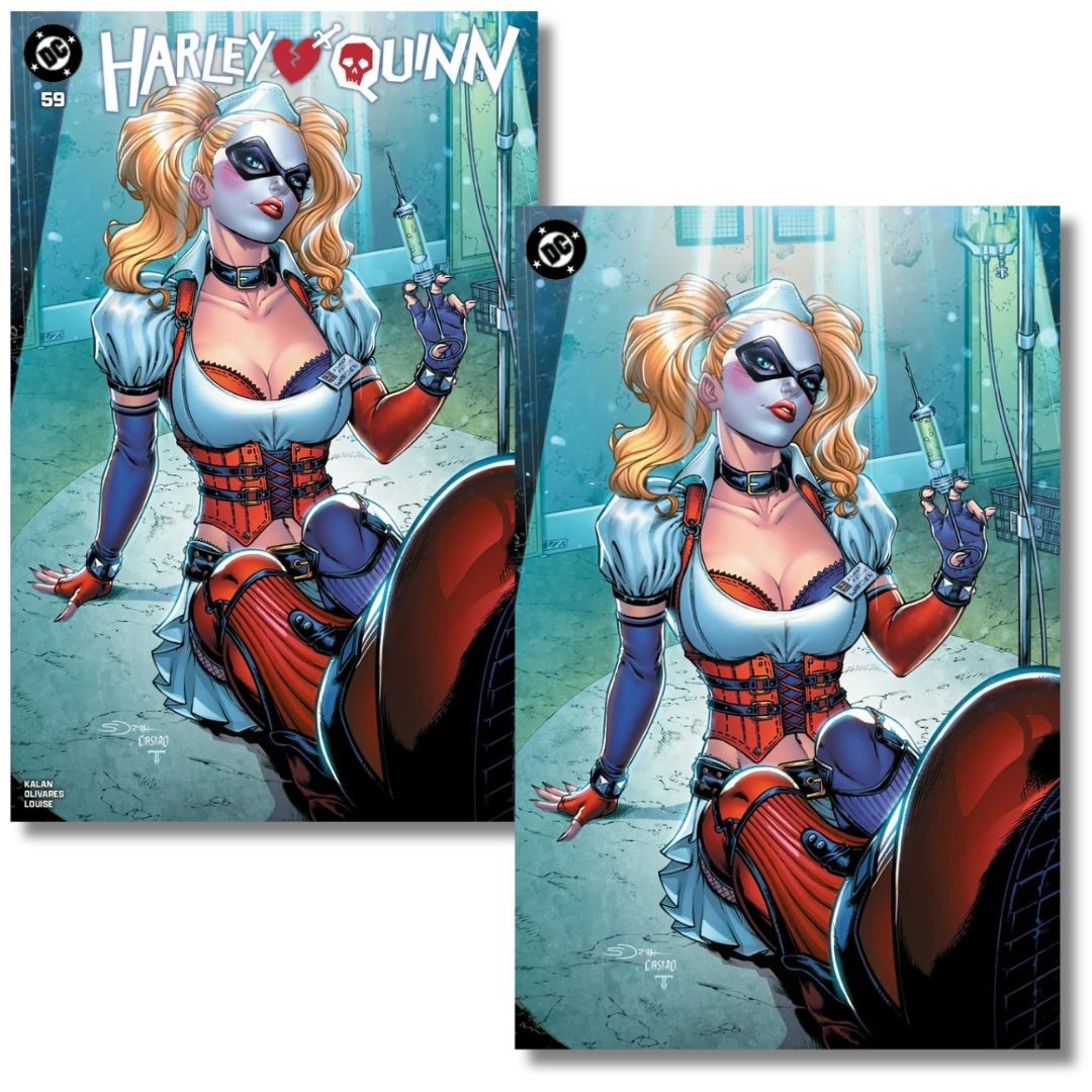 HARLEY QUINN #59 EXCLUSIVE VIRGIN/TRADE SET - SORAH SUHNG