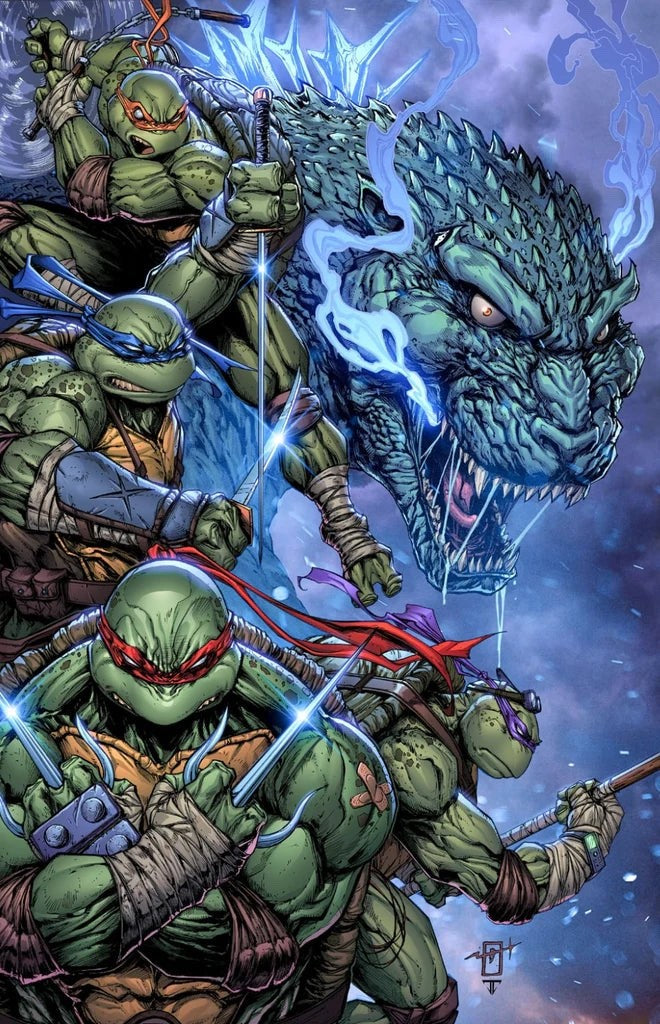 TEENAGE MUTANT NINJA TURTLES X GODZILLA #1 VIRGIN JONATHAN URIBE EXCLUSIVE TMNT