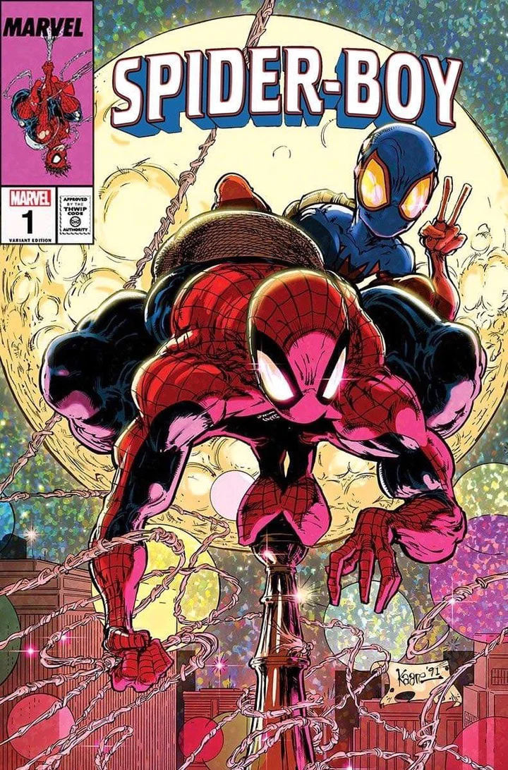 SPIDER-BOY #1 EXCLUSIVE VIRGIN/TRADE - KAARE ANDREWS 90s RETRO - 1ST ONGOING