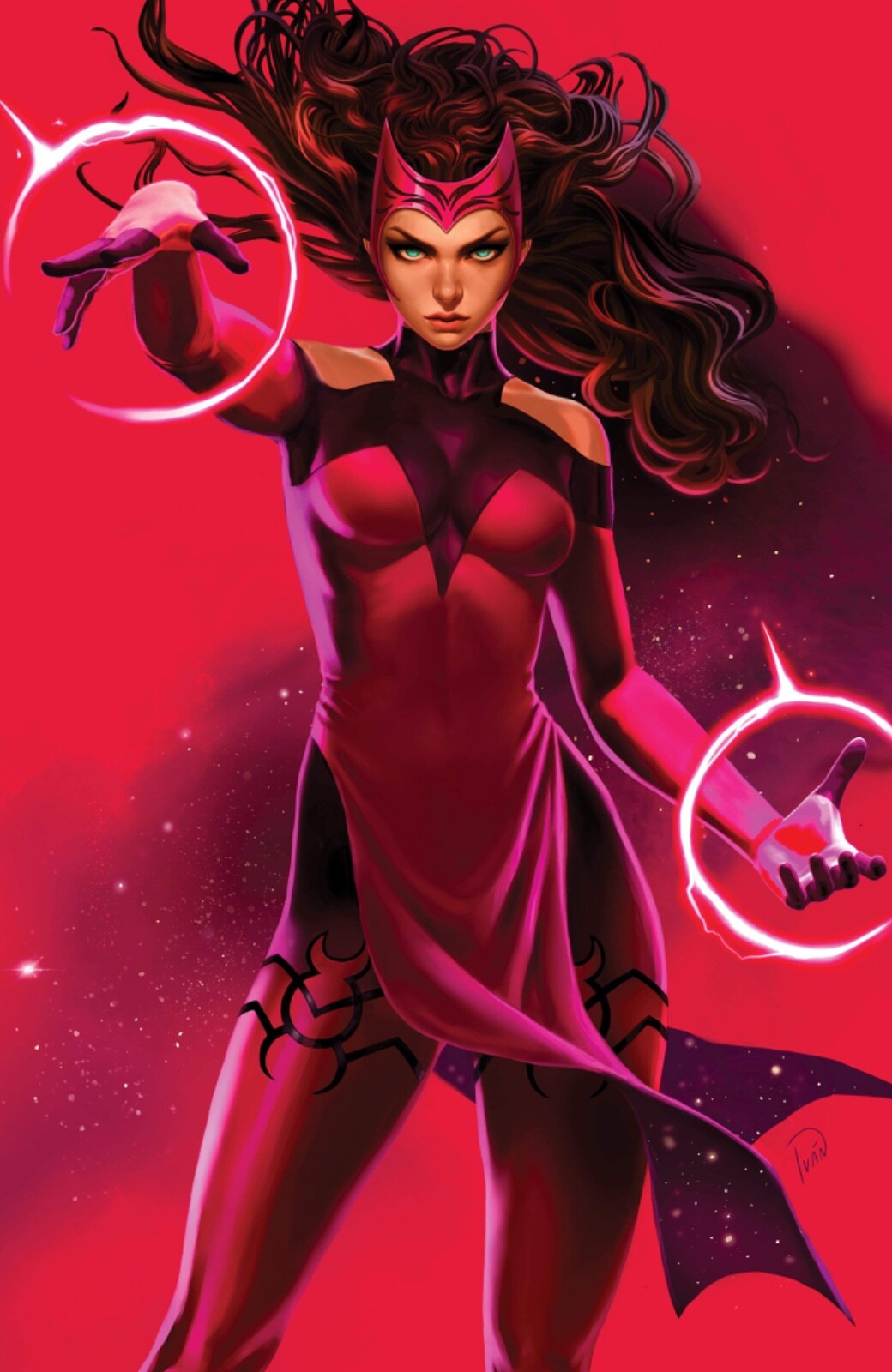 SCARLET WITCH #1 EXCLUSIVE VIRGIN/TRADE - TALAVERA - LTD 600 COA