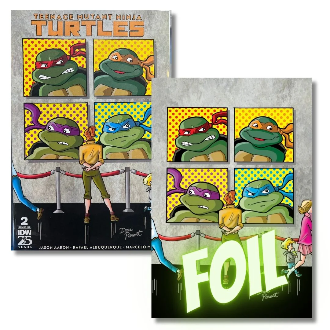 TMNT TEENAGE MUTANT NINJA TURTLES #2 NYCC FOIL/TRADE EXCLUSIVE - DAN PARENT