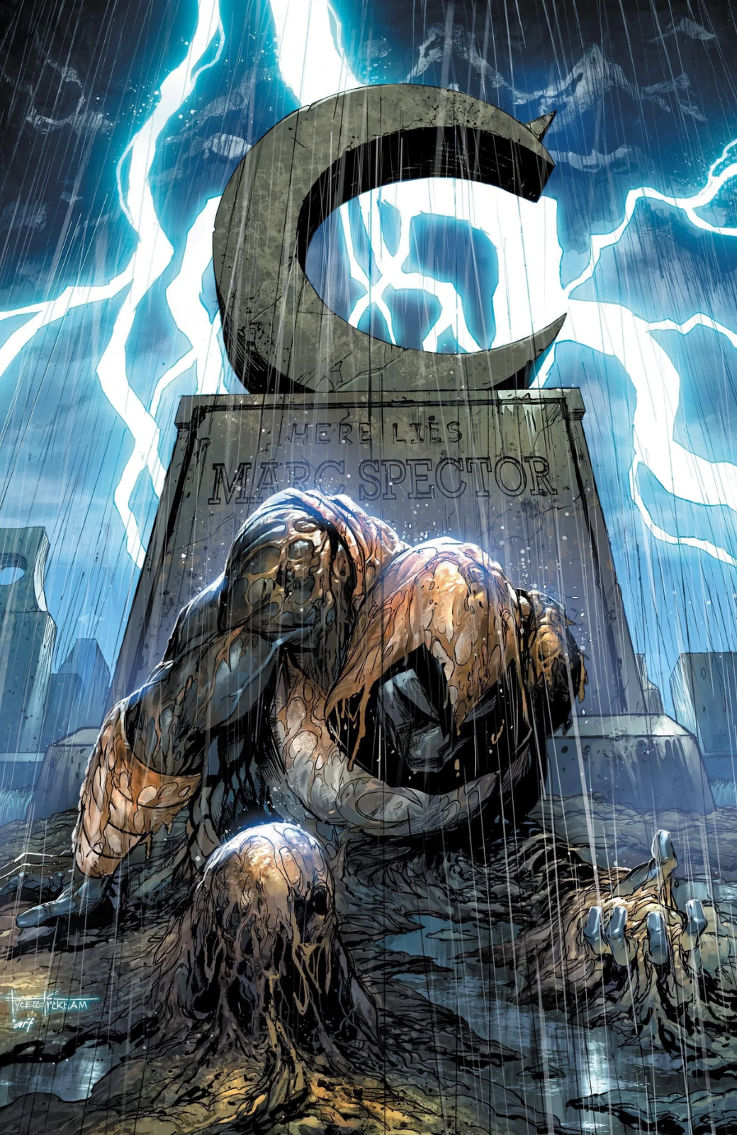 MOON KNIGHT #30 EXCLUSIVE HOMAGE VIRGIN/TRADE - KIRKHAM - DEATH MOON KNIGHT