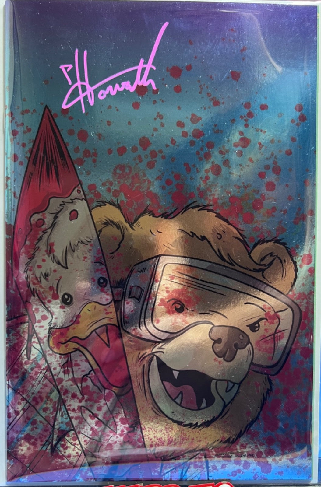 BENEATH THE TREES WHERE NOBODY SEES #1 SIGNED FOIL VIRGIN EXCLUSIVE HULK HOMAGE