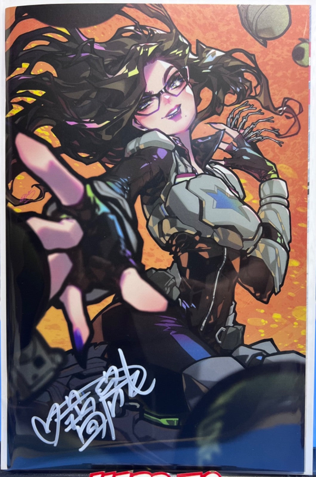GI JOE #1 SDCC VIRGIN FOIL EXCLUSIVE SIGNED ROSE BESCH w/ COA