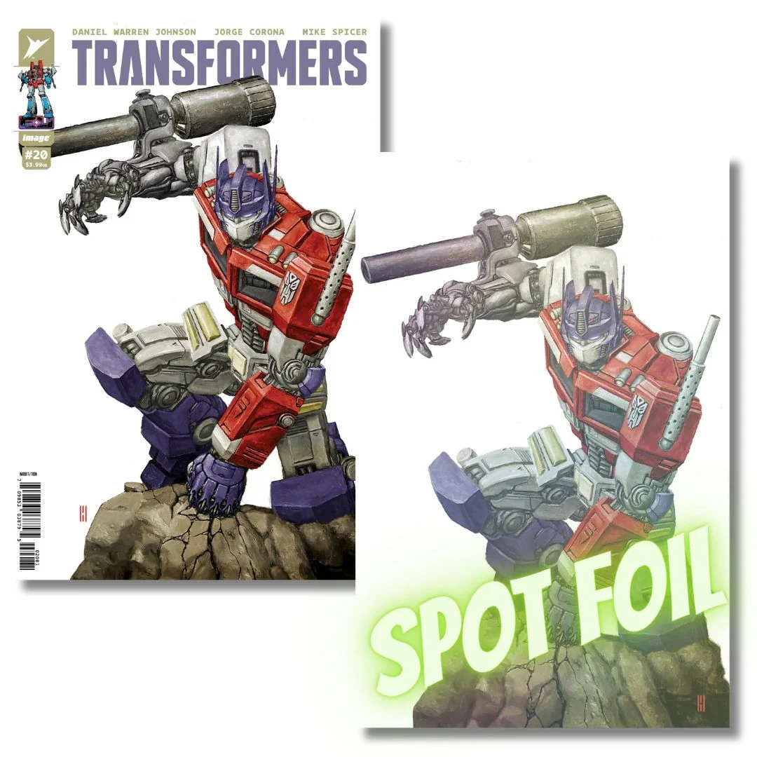 TRANSFORMERS #20 EXCLUSIVE SPOT FOIL & TRADE - MIKE CHOI  - 1ST APP!!!