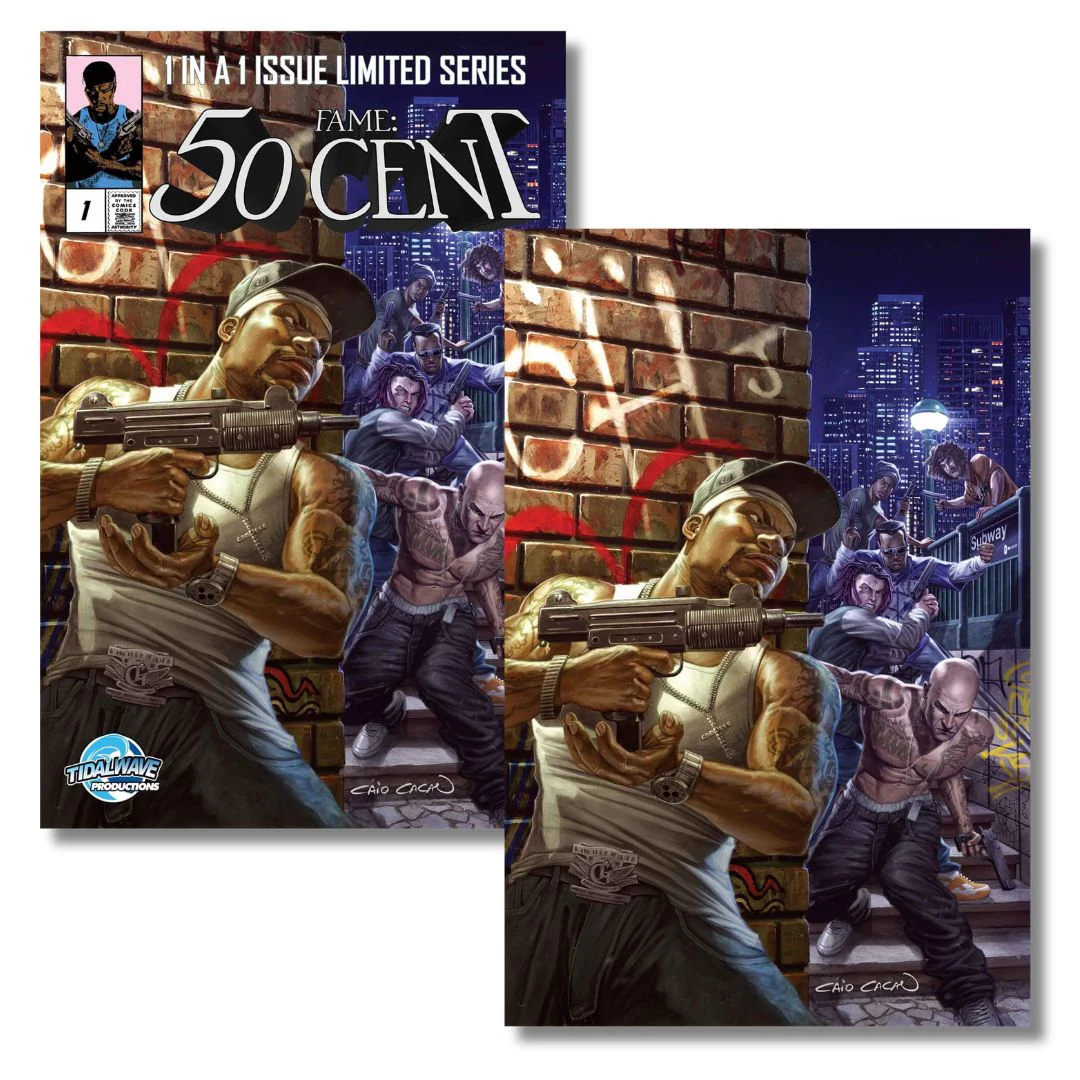 FAME 50 CENT #1 EXCLUSIVE VIRGIN/TRADE PUNISHER HOMAGE - CAIO CACAU - LTD 300