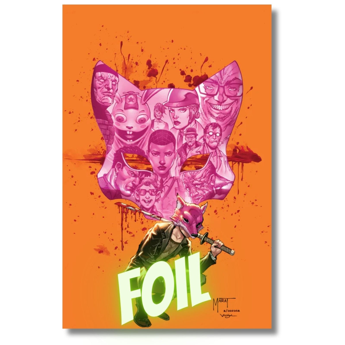 EXQUISITE CORPSES #8 VIRGIN FOIL EXCLUSIVE - MARAT - LTD 500 - MOVIE