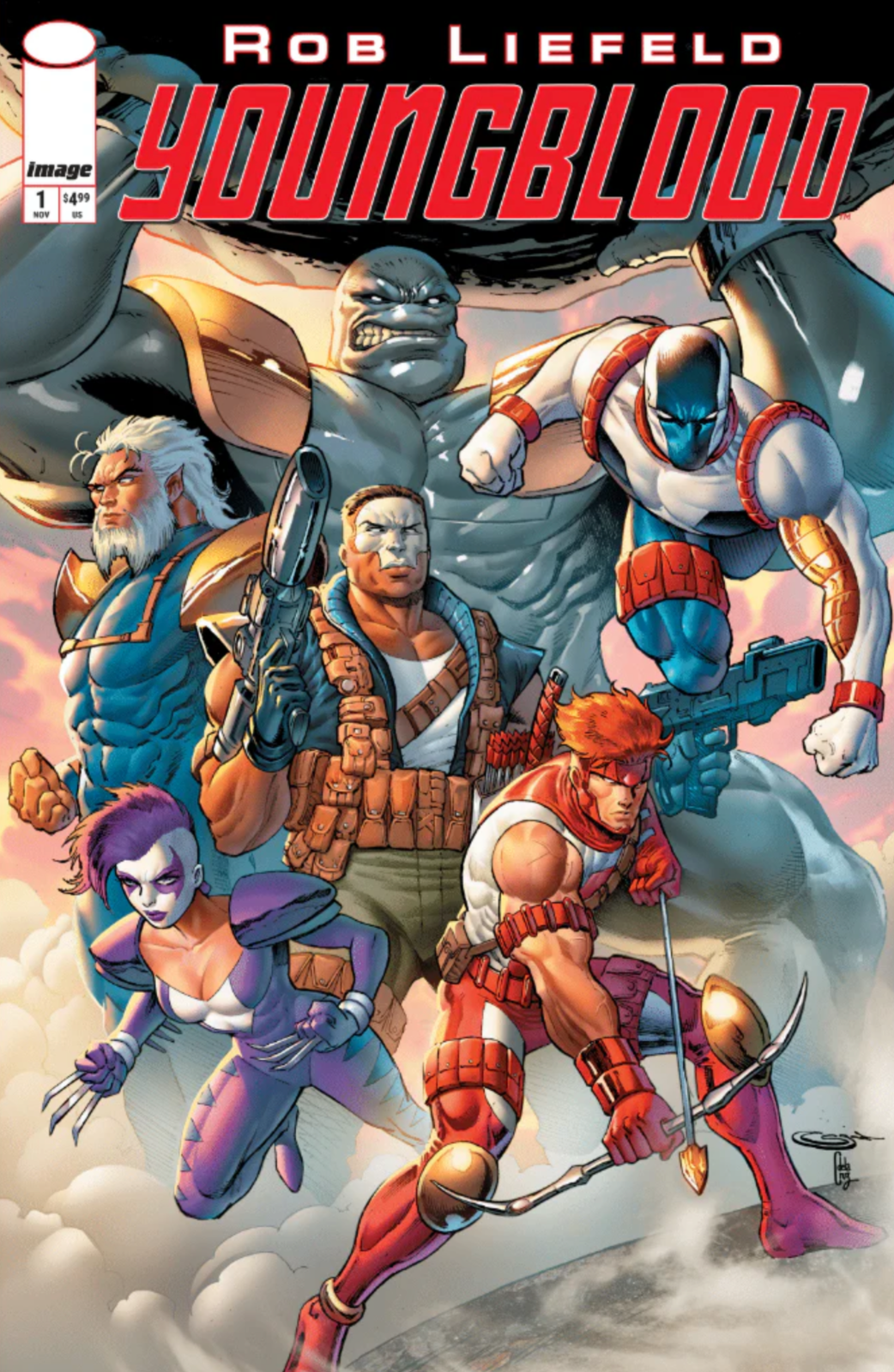 YOUNGBLOOD #1 (2025) EXCLUSIVE - SHAH  - LIEFELD - LTD 750