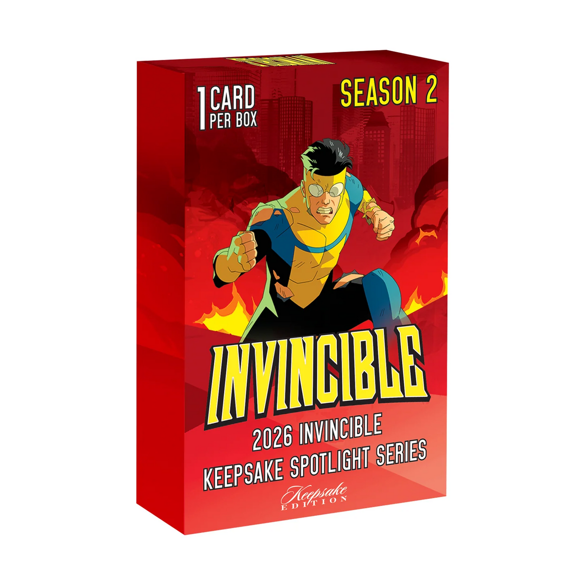 2026 INVINCIBLE SEASON 2 KEEPSAKE SPOTLIGHT SERIES BOX - SEALED ENCASED CARD