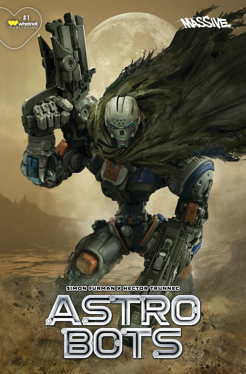 ASTROBOTS #1 TRADE & VIRGIN EXCLUSIVE - GALLAGHER - WRITER OF TRANSFORMERS