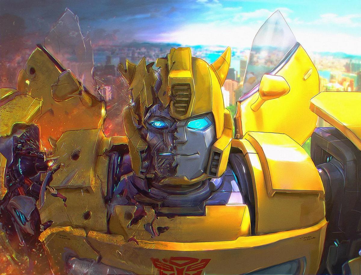 TRANSFORMERS #1 DA SILVA VIRGIN EXCLUSIVE CONNECTING SET 11TH BUMBLEBEE  LTD 750