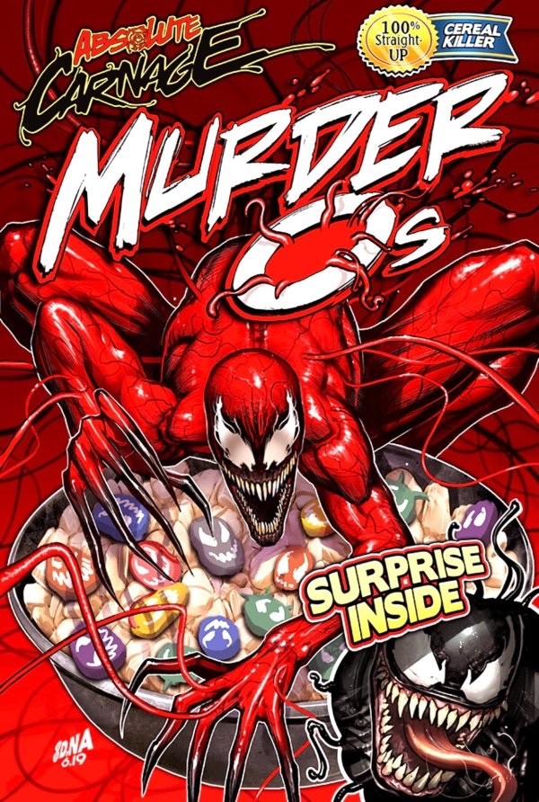ABSOLUTE CARNAGE #1 EXCLUSIVE - DAVID NAKAYAMA CEREAL KILLER SERIES