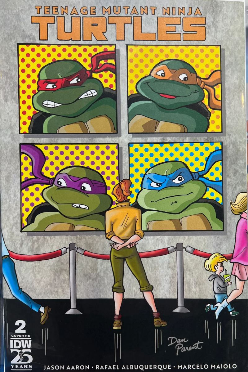 TMNT TEENAGE MUTANT NINJA TURTLES #2 NYCC FOIL/TRADE EXCLUSIVE - DAN PARENT