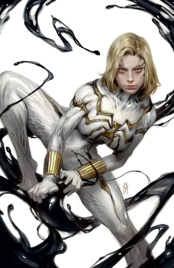WHITE WIDOW #1 EXCLUSIVE VENOMIZED VIRGIN/TRADE - MIGUEL MERCADO - MARVEL
