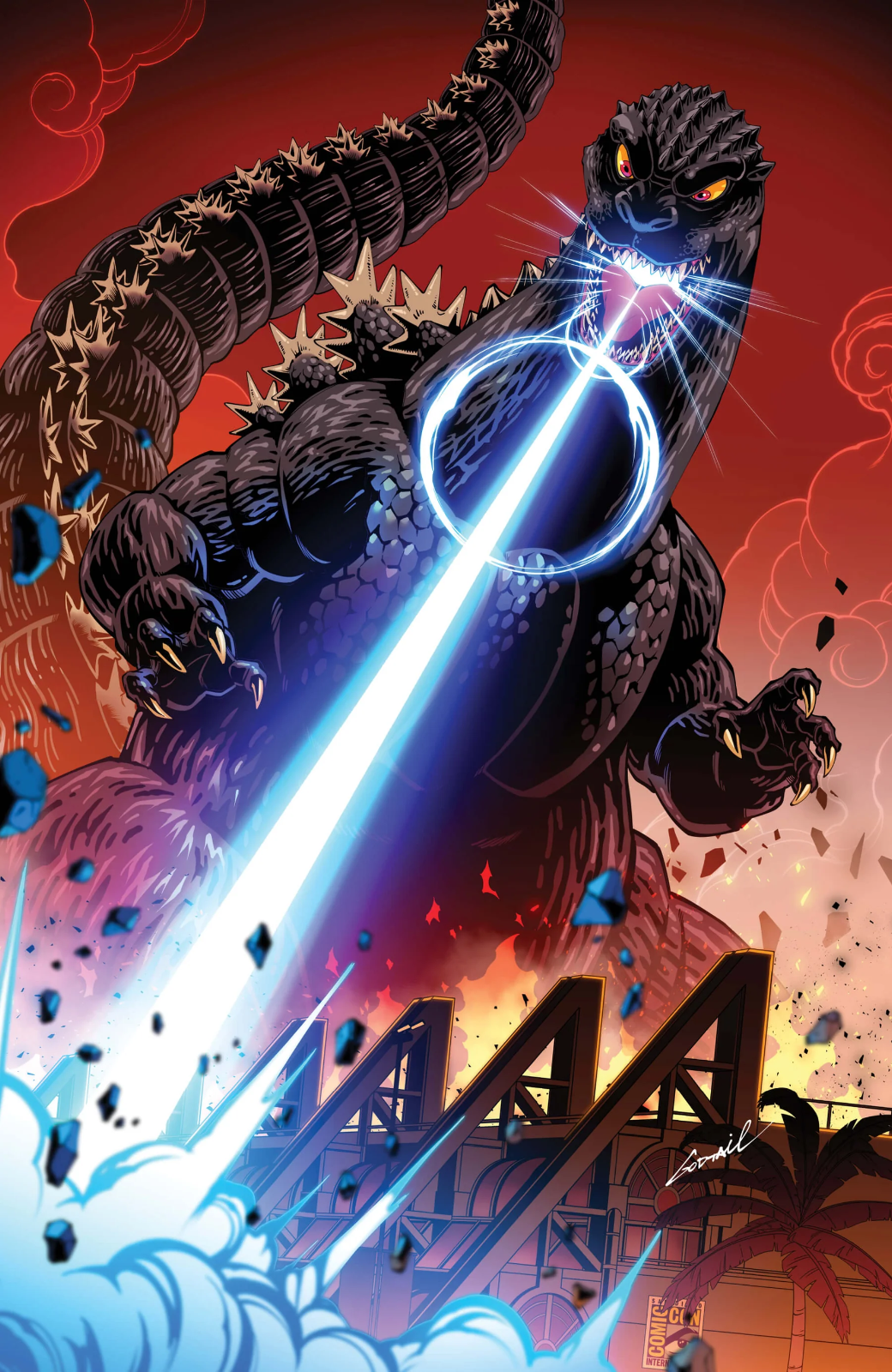 GODZILLA vs AMERICA SAN DIEGO #1 SDCC VIRGIN EXCLUSIVE - GODTAIL