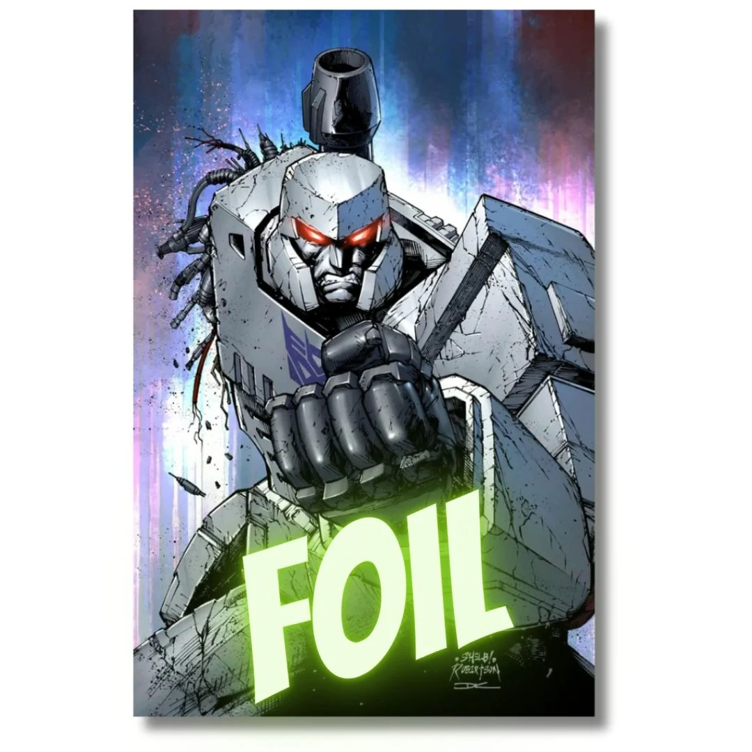 TRANSFORMERS #22  VIRGIN FOIL EXCLUSIVE - ROBERTSON - MEGATRON