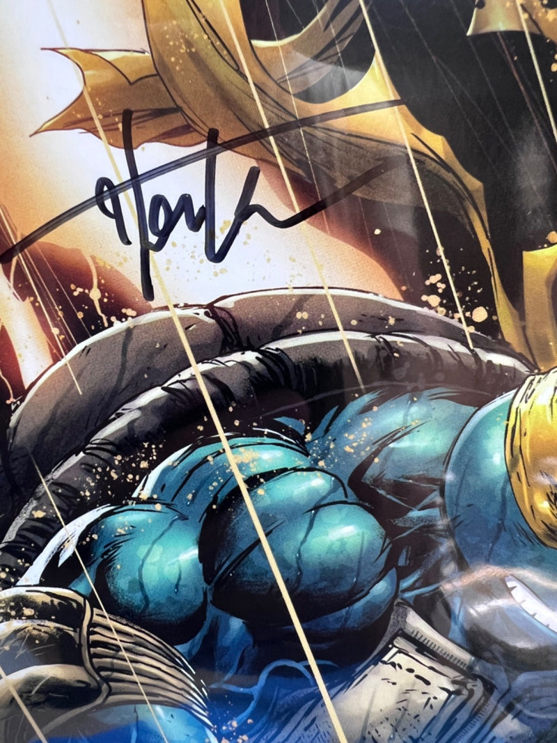 TEENAGE MUTANT NINJA TURTLES #300 SIGNED VIRGIN EXCLUSIVE MICHELANGELO - KIRKHAM