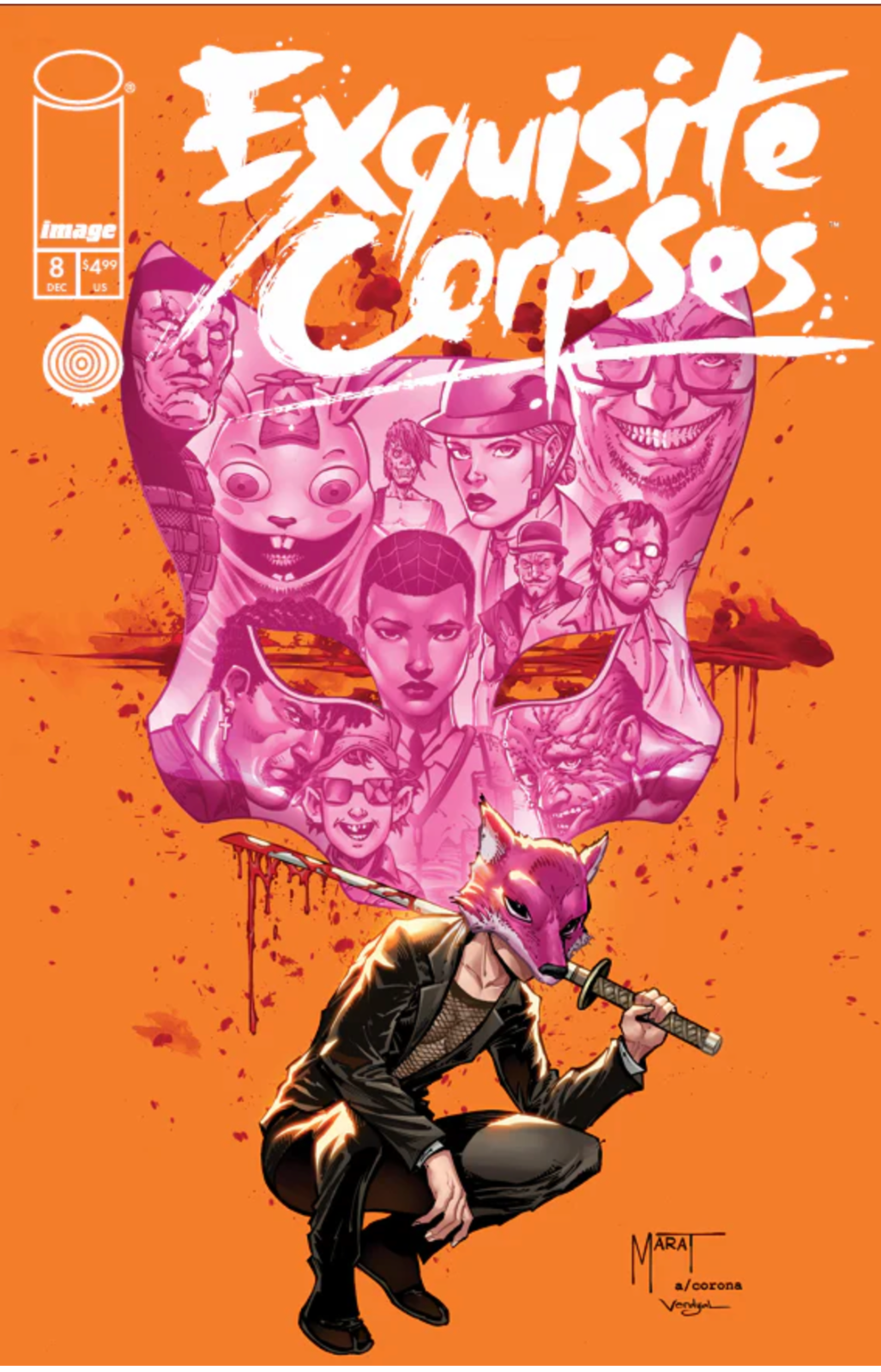 EXQUISITE CORPSES #8 VIRGIN FOIL & TRADE EXCLUSIVES - MARAT - LTD 500 - MOVIE