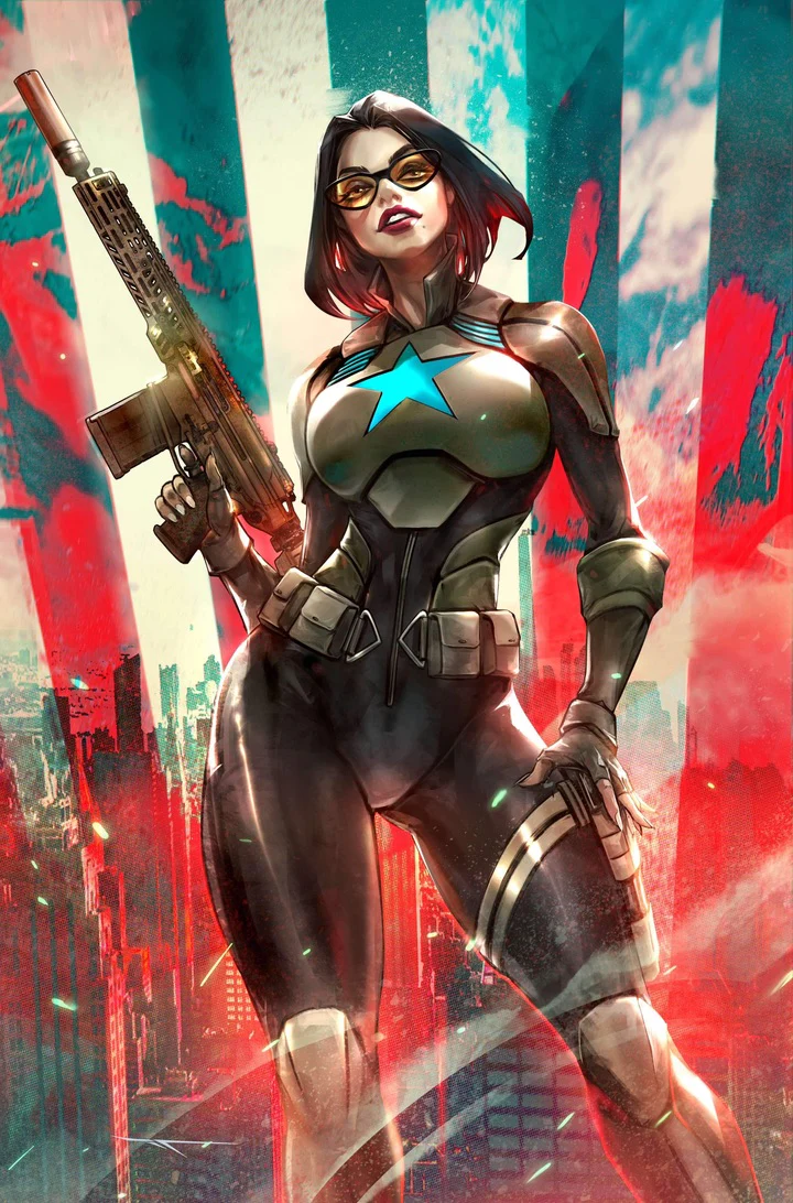GI JOE #1 VIRGIN EXCLUSIVE - BARONESS - IVAN TAO LTD 1000 - 1ST APP RISK