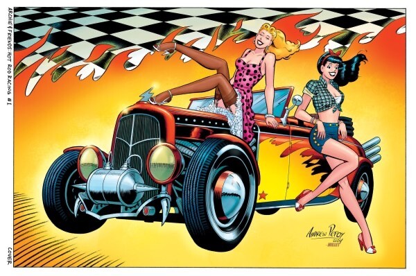 ARCHIE HOT ROD RACING #1 VIRGIN EXCLUSIVE - ANDREW PEPOY - 1ST DAISY APP