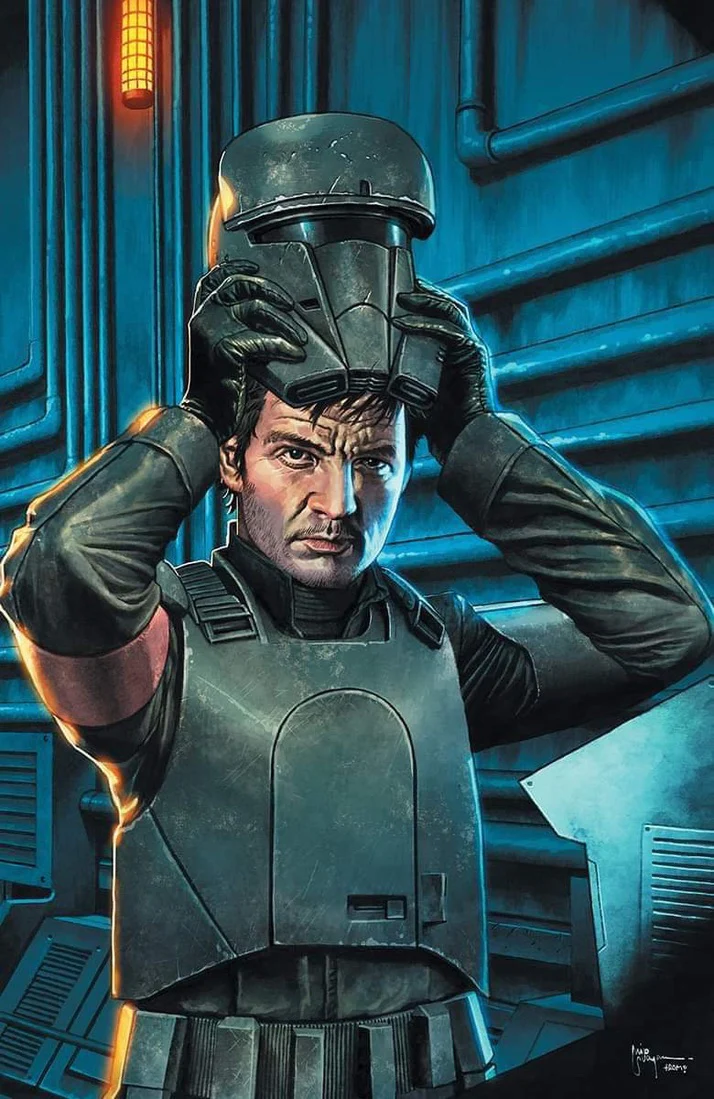 STAR WARS MANDALORIAN SEASON 2 #7 EXCLUSIVE VIRGIN/TRADE - MICO SUAYAN