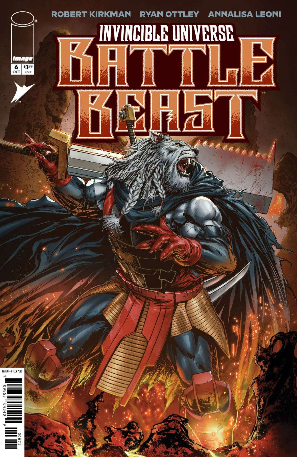 BATTLE BEAST #6 EXCLUSIVE - RAYMOND GAY - LTD 1K - INVINCIBLE