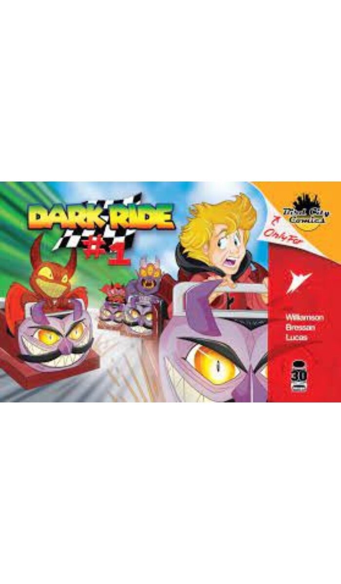 DARK RIDE #1 - EXCLUSIVE RETRO NES MARIO KART HOMAGE - NM - FORSTNER