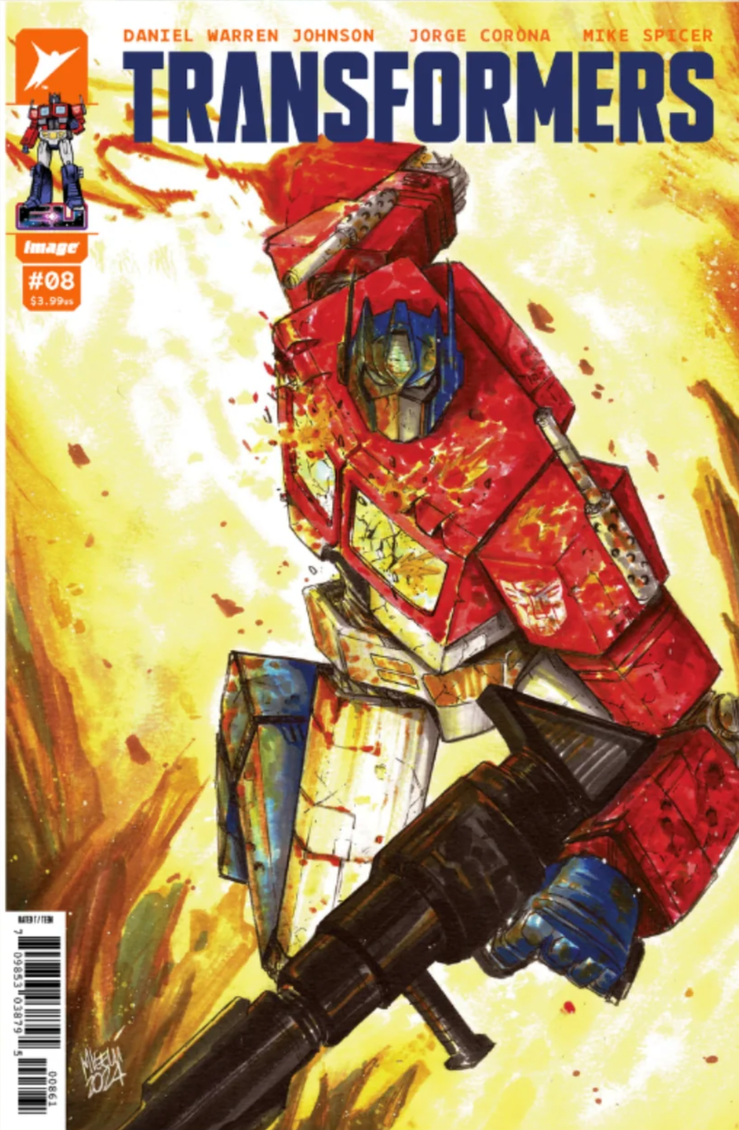 TRANSFORMERS #8 EXCLUSIVE - MICELLI - LTD 750