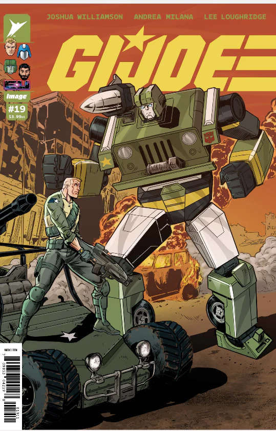 GI JOE #19 EXCLUSIVE - DUKE MEETS HOUND - ENERGON  LTD 500