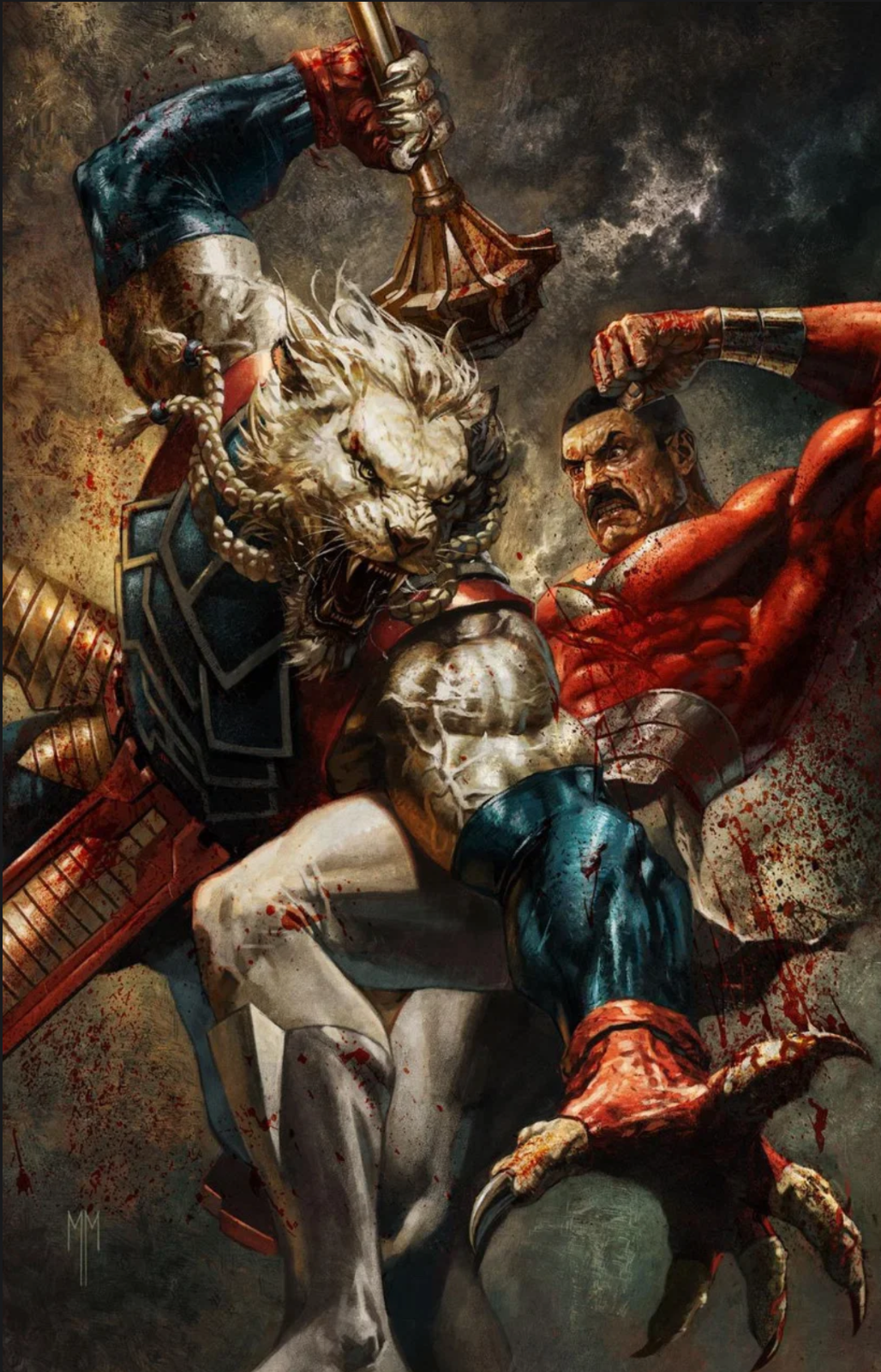 INVINCIBLE UNIVERSE BATTLE BEAST #11 SDCC VIRGIN EXCLUSIVE vs THRAGG