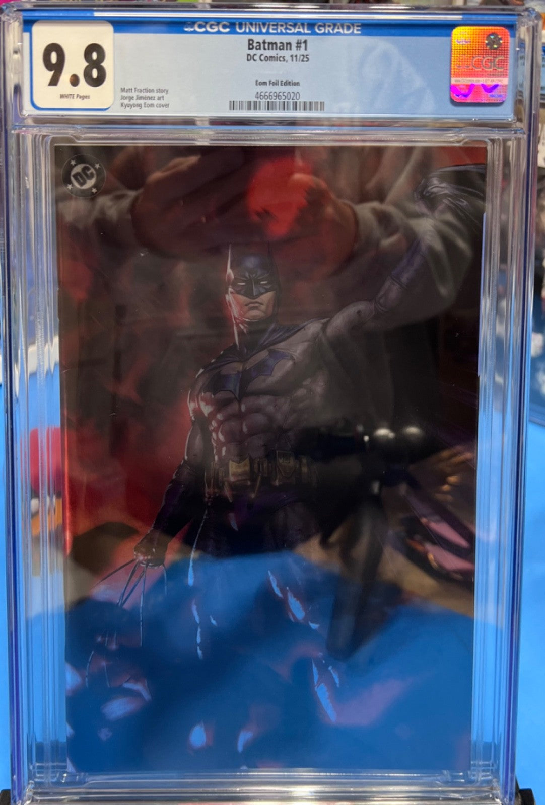 9.8 CGC BATMAN #1 NYCC VIRGIN FOIL EXCLUSIVE - EOM