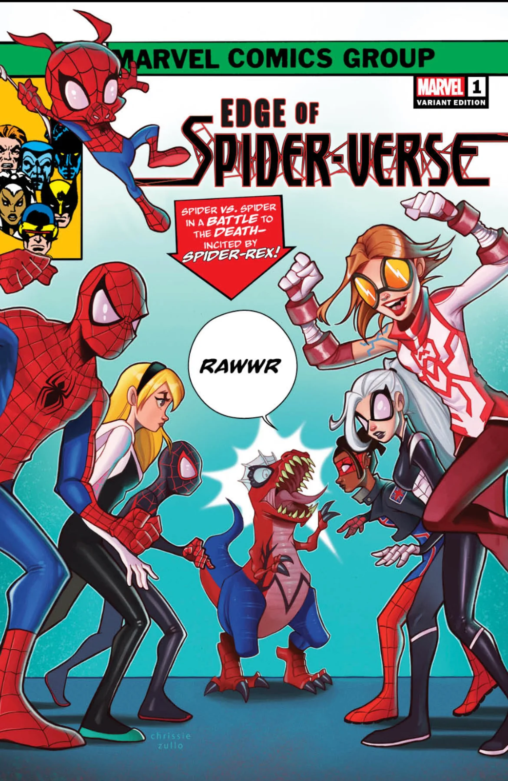 EDGE OF SPIDER-VERSE V2 #1 EXCLUSIVE  HOMAGE - CHRISSIE ZULLO 1st APP - LE 400
