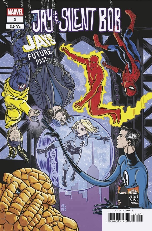 JAY & SILENT BOB #1 JAYS OF FUTURE PAST (2026) 4 COVER SET - SECRET STASH